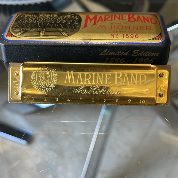 Marine band made by m Hohner Germany no 1896 - Picture 5 of 16